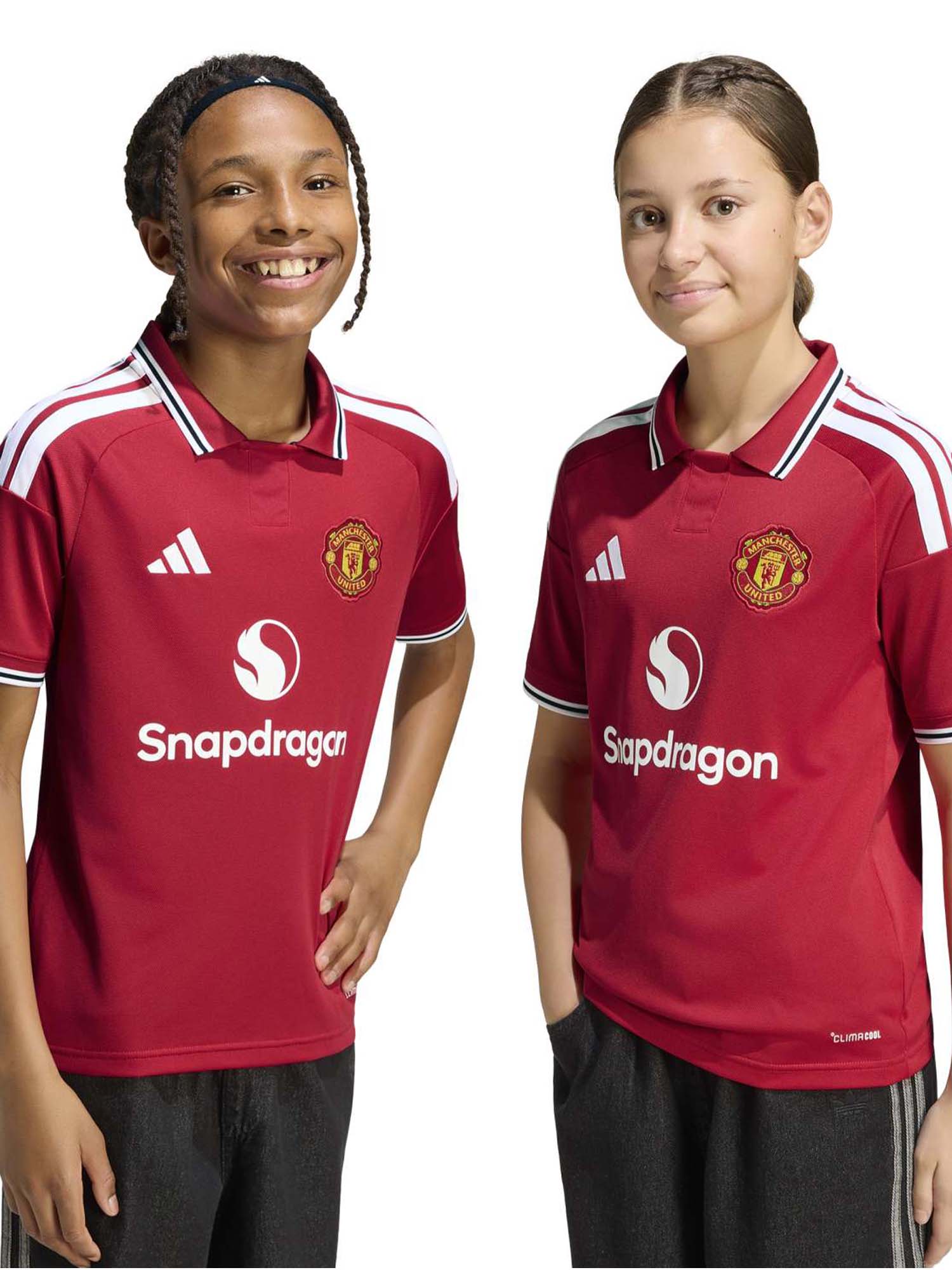 Maglia Adidas Manchester United 2026 2027 bambino rossa ufficiale